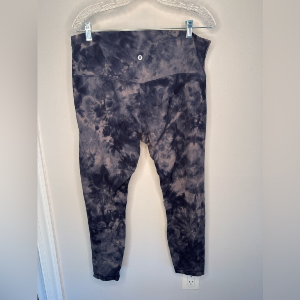 Lululemon Blue Tie-Dye Wash Align Leggings